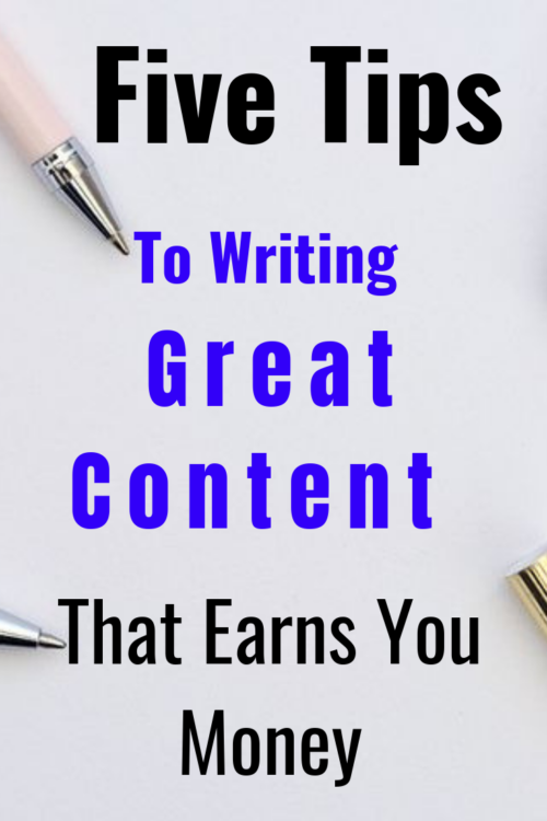 How To Write Good Website Content And Get Paid