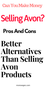 Can you make money selling Avon beauty Products?