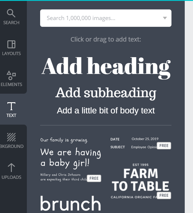 Image of Canva fonts