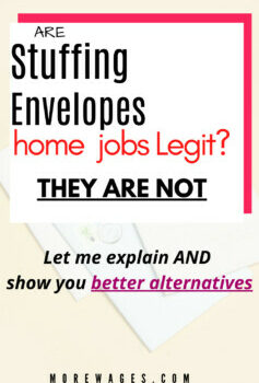 Work from home stuffing envelopes.work from home jobs may be tempting to consider envelope stuffing opportunities,but are these real?does envelope stuffing jobs from home work? Find your answers and better alternatives to making money from home without stuffing envelopes.