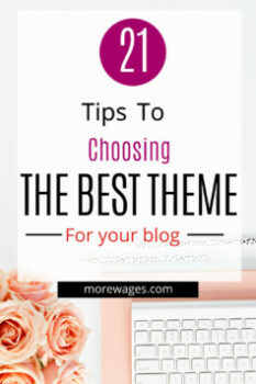 Choosing wordPress blog templates