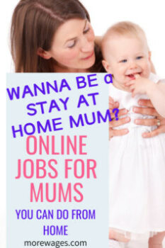 mom and baby, online jobs you can do from home