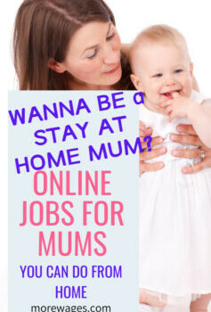 mom and baby, online jobs you can do from home