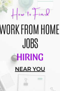 the steps I follow to find work from home jobs near me and you can do the same successfully for your local area.