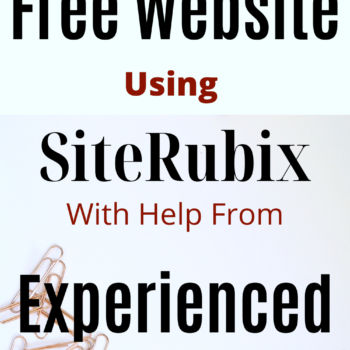 How To Create A Website For Free With SiteRubix