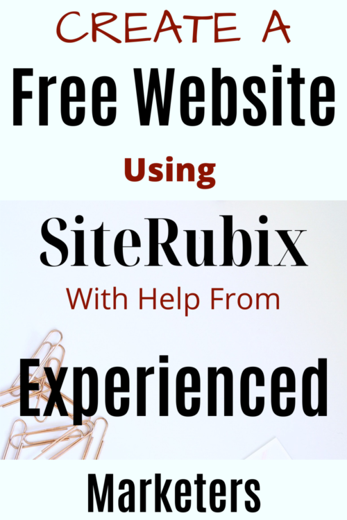 How To Create A Website For Free With SiteRubix