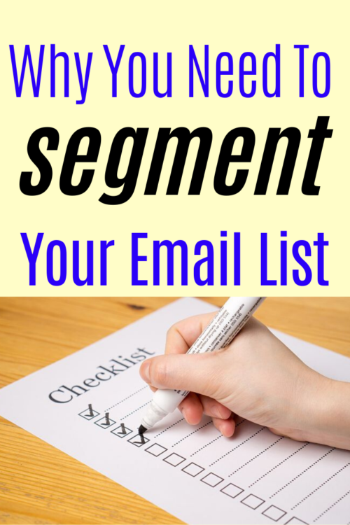 Email Marketing List Segmentation