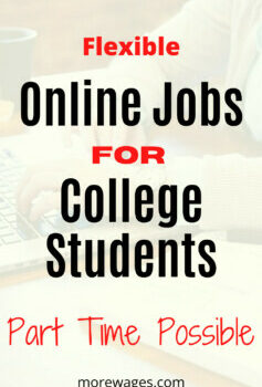 Work from Home Jobs for College Students