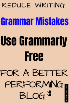 Reduce grammer mistakes using Grammaly