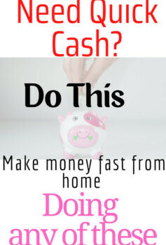 How To Make Money Fast From Home