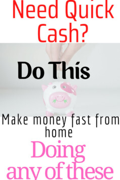 How To Make Money Fast From Home