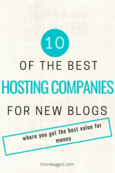 Best hosting companies for new blogs