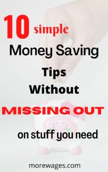 10 Frugal Money Saving Ideas