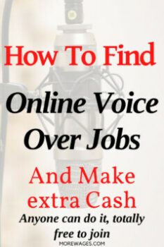 Voice over jobs you can do online to earn extra cash