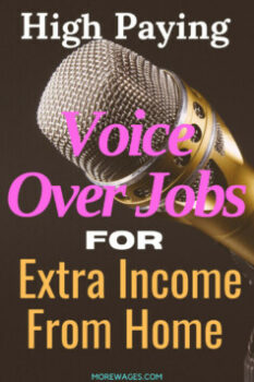 Online Voice over jobs for extra income