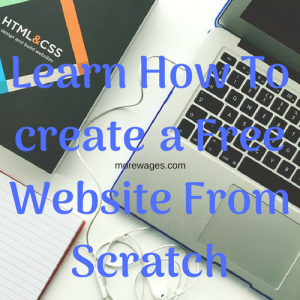 Create a free website from scratch