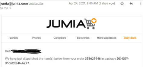 Jumia online shopping