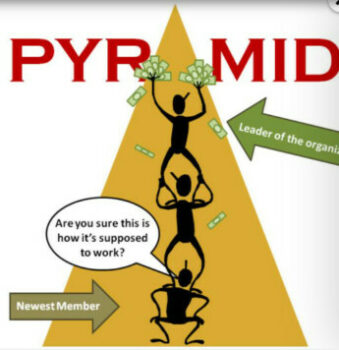 Pyramid Scheme or otherwise known as MLM
